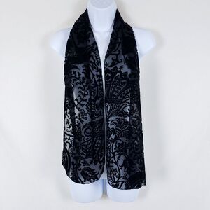 Dana Herbert Whimsigoth Velvet Burnout Scar Silk Dark Romantic Boho Rectangle